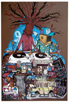 Affiche DJ FAVELAS réalisé par nikko kko