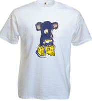 tee-shirt souris qui roule création de nikko kko